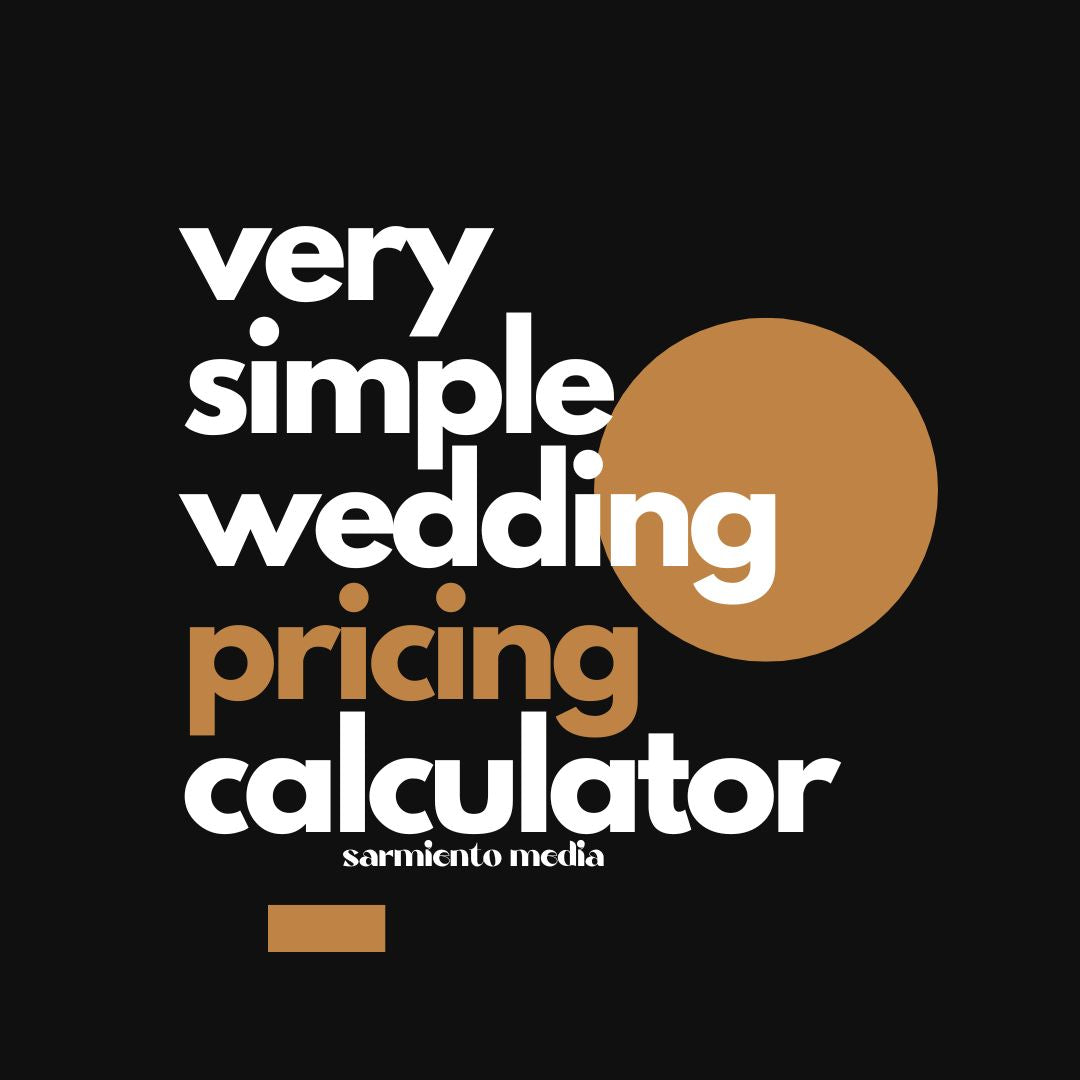 Very Simple Wedding Pricing & Travel Calculator